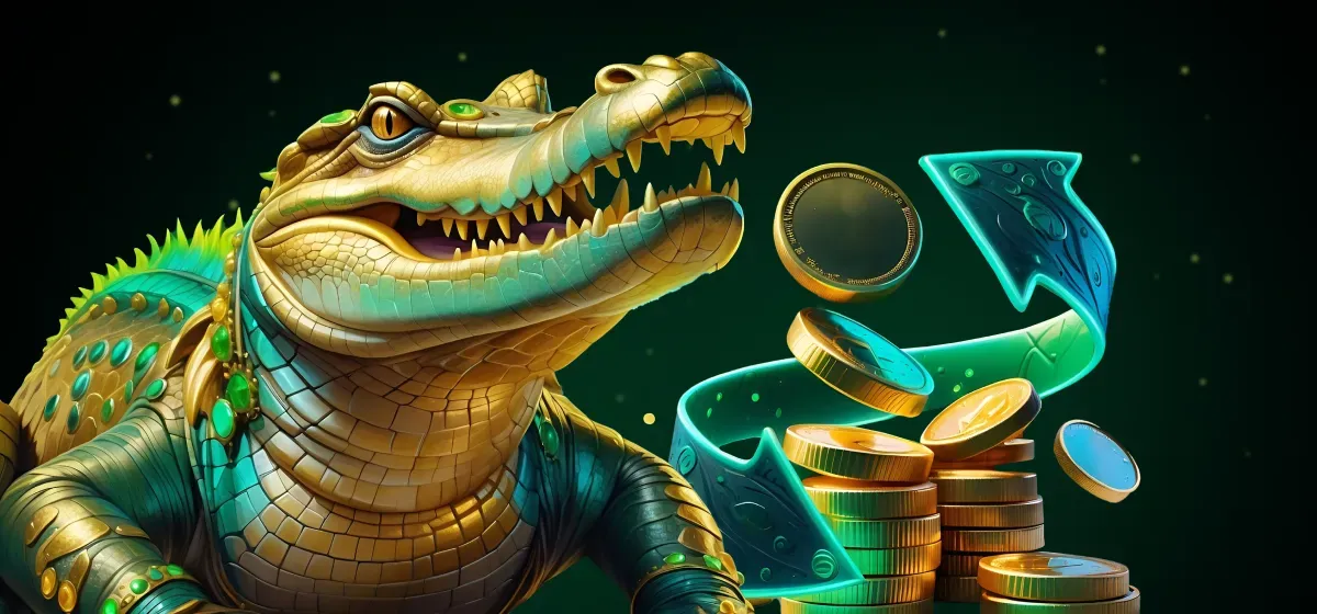 NeoSpin Crocodile Banner